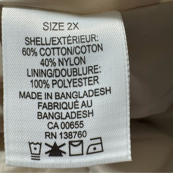 Pennington's Tan Water-Repellent Hooded Jacket Size 2x - Picture 15 of 16